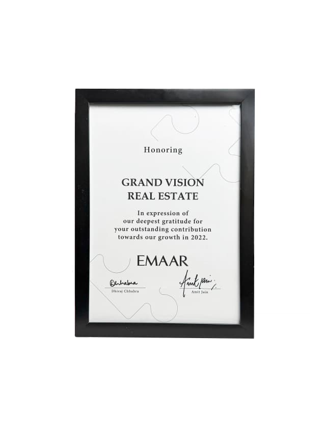 EMAAR Partnership Recognition