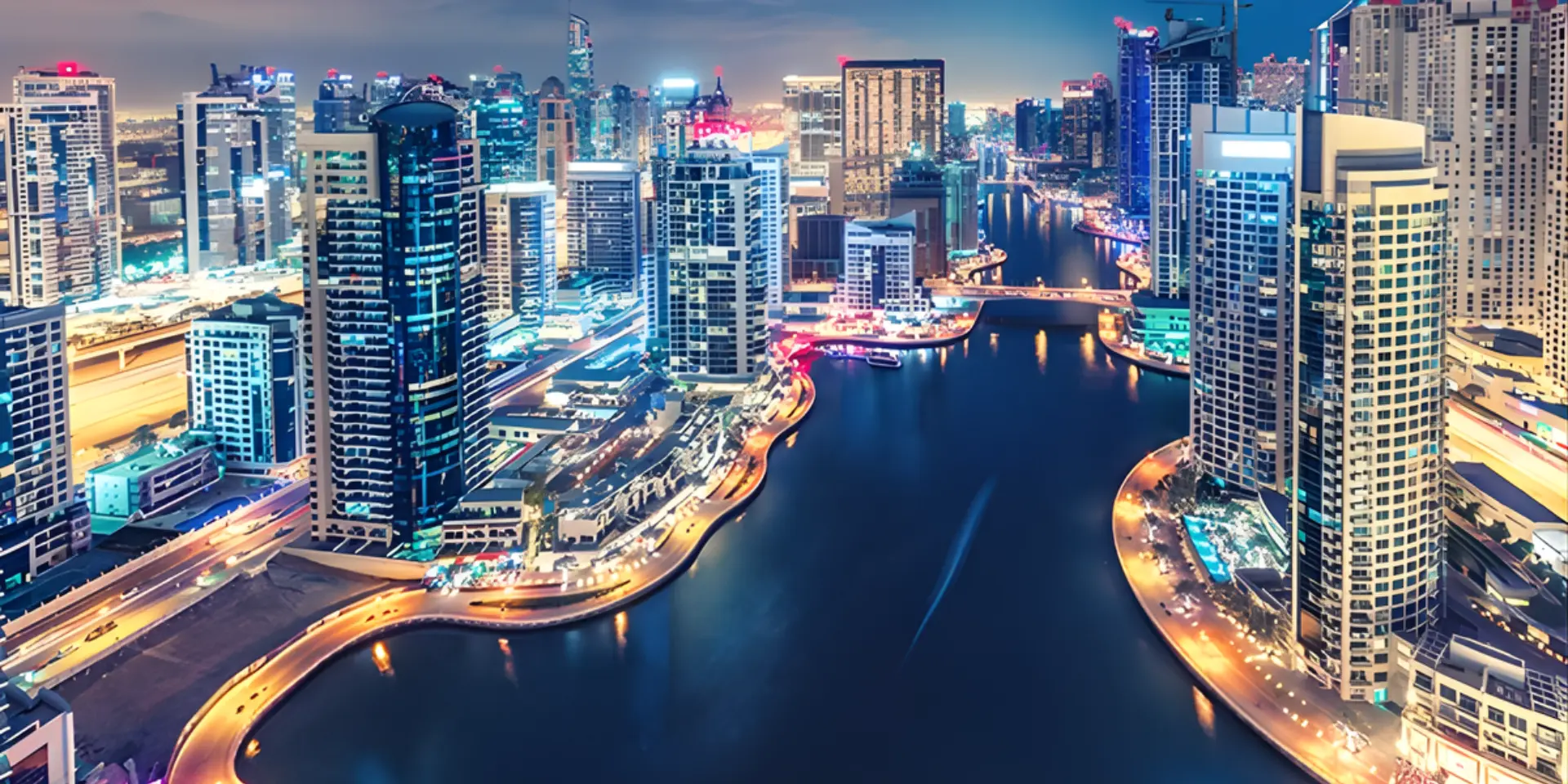 Split image comparing buying versus renting property in Dubai with financial analysis