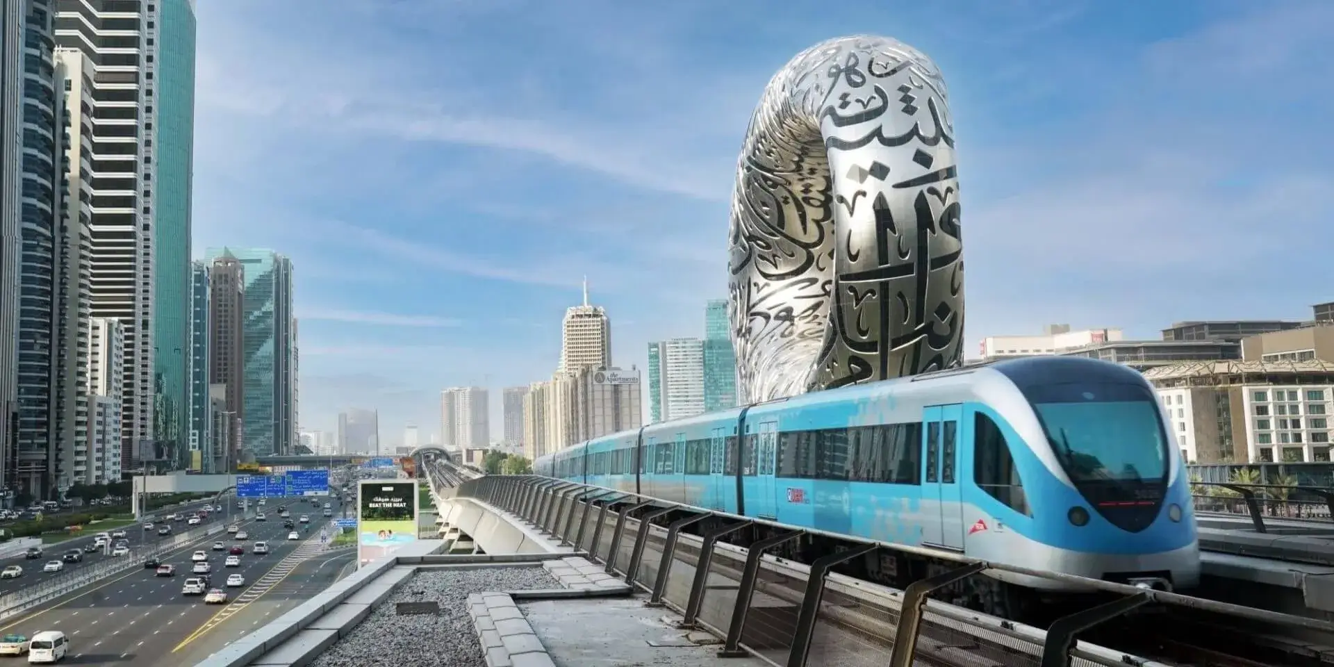 Dubai Metro Blue Line Development Render