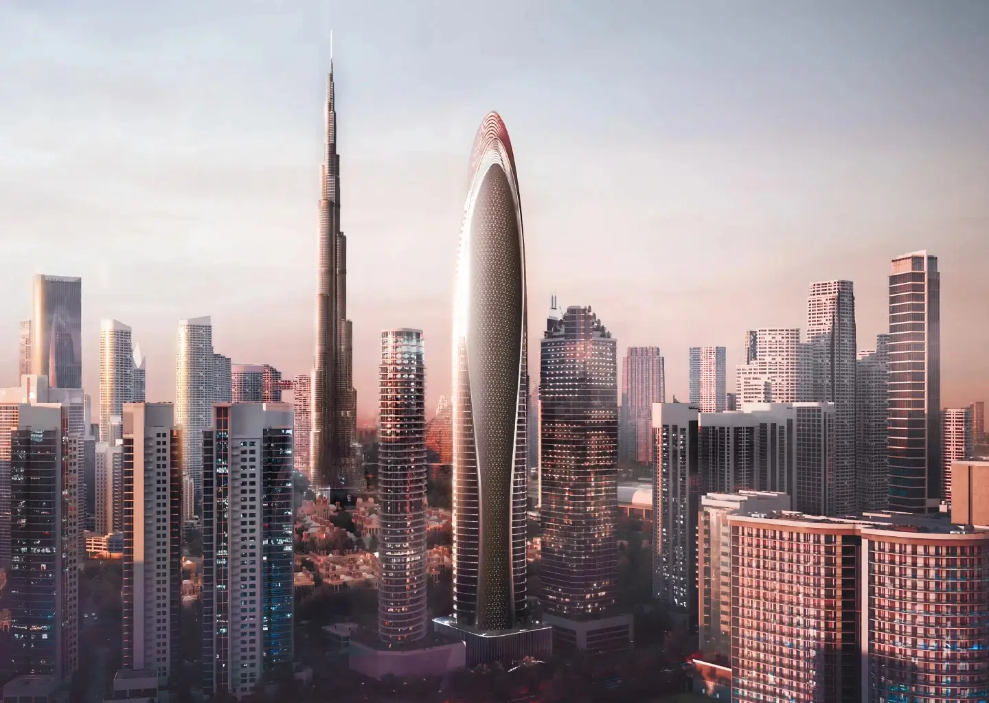 Aerial view of Dubai skyline highlighting top investment areas for 2025