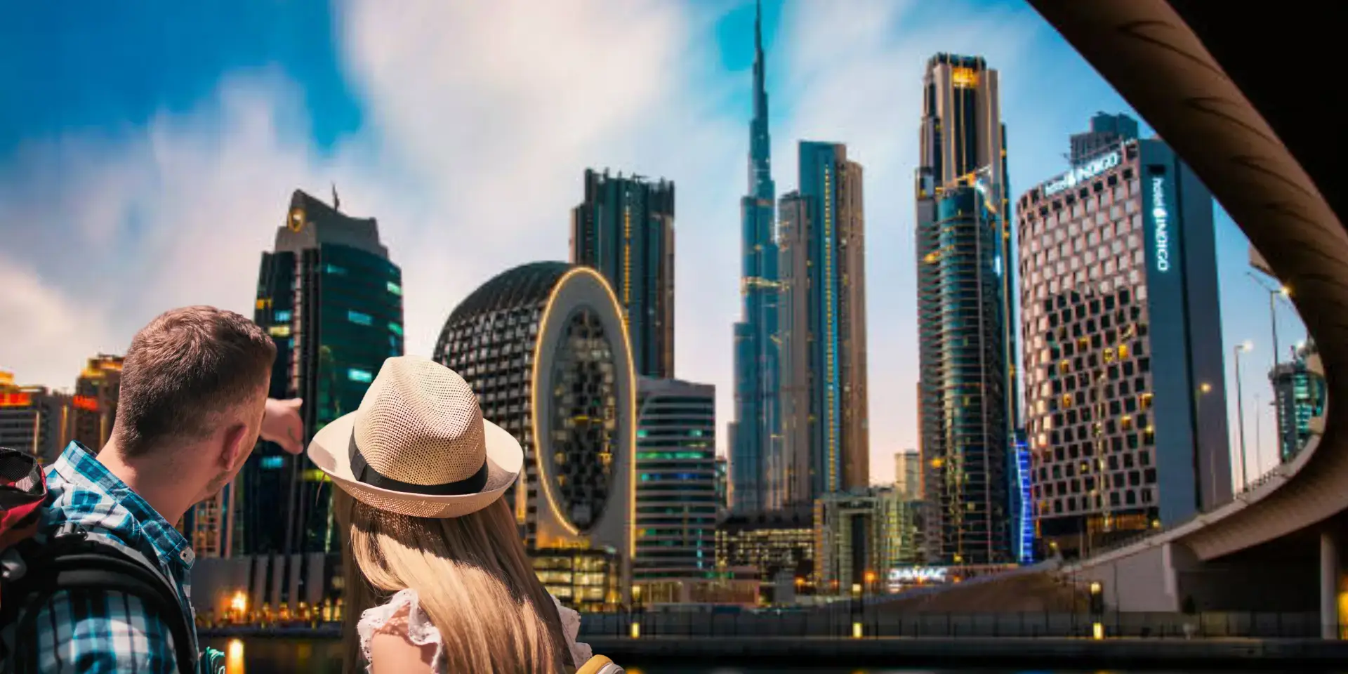 Modern Dubai skyline with luxury residential towers showcasing property investment opportunities for foreign investors