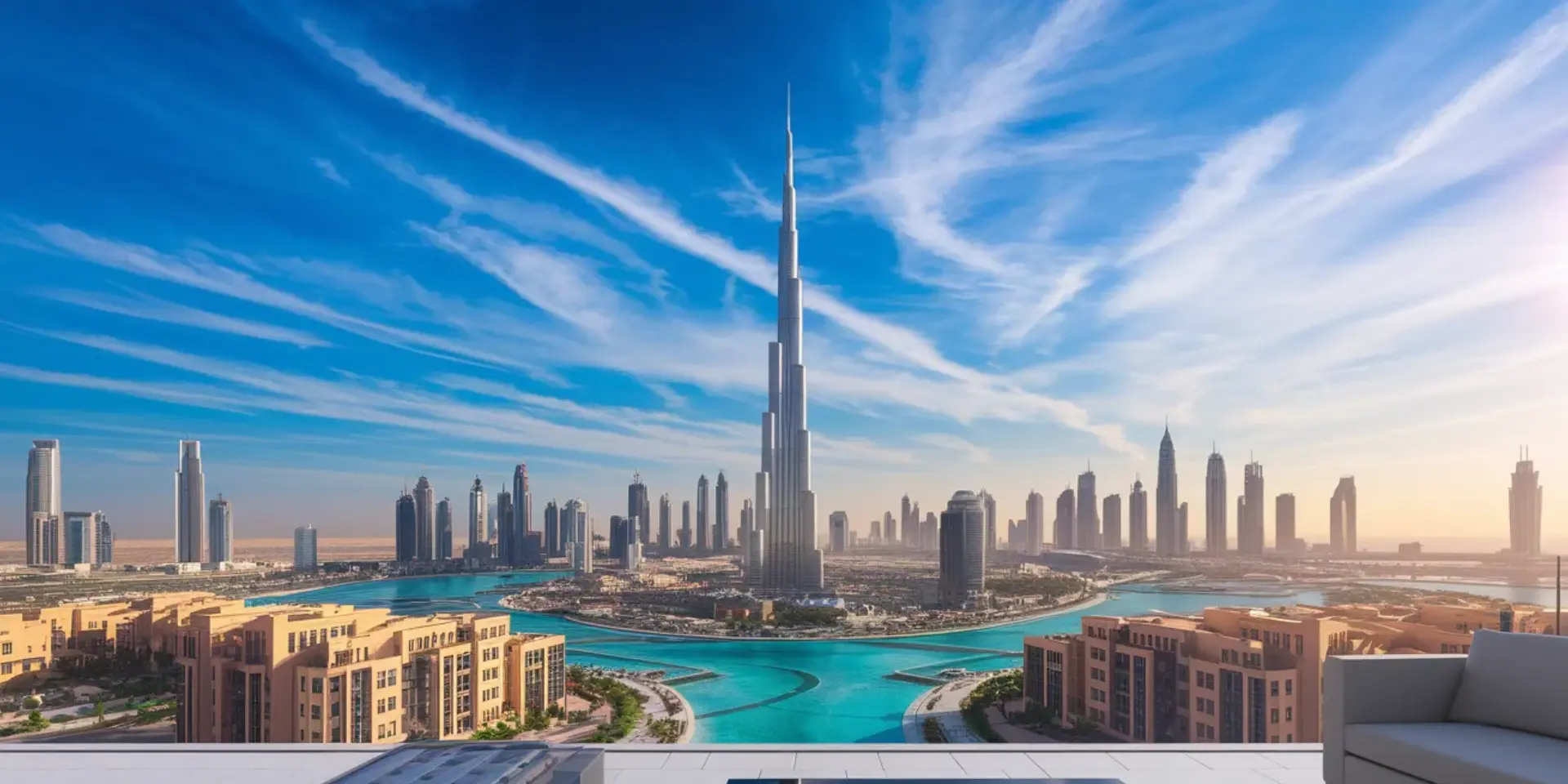 Dubai skyline with legal documents representing investor protection laws and regulations