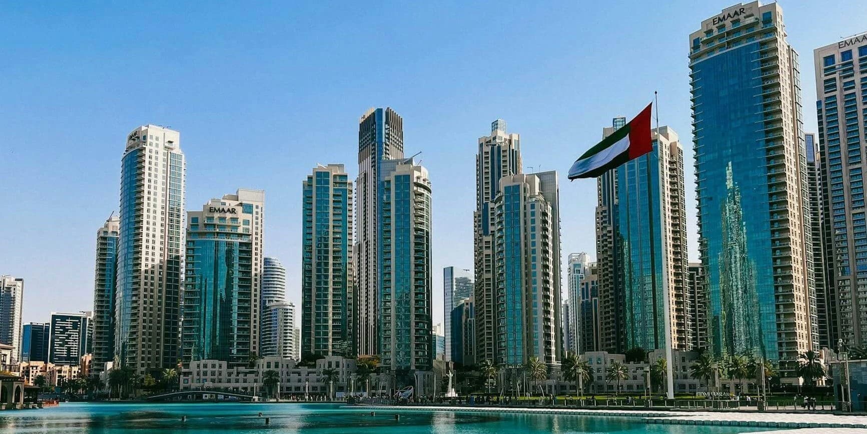 Dubai skyline with investment charts representing multiple real estate investment strategies and opportunities