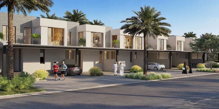 Luxury Emaar villa community in Dubai showcasing capital appreciation and rental return potential